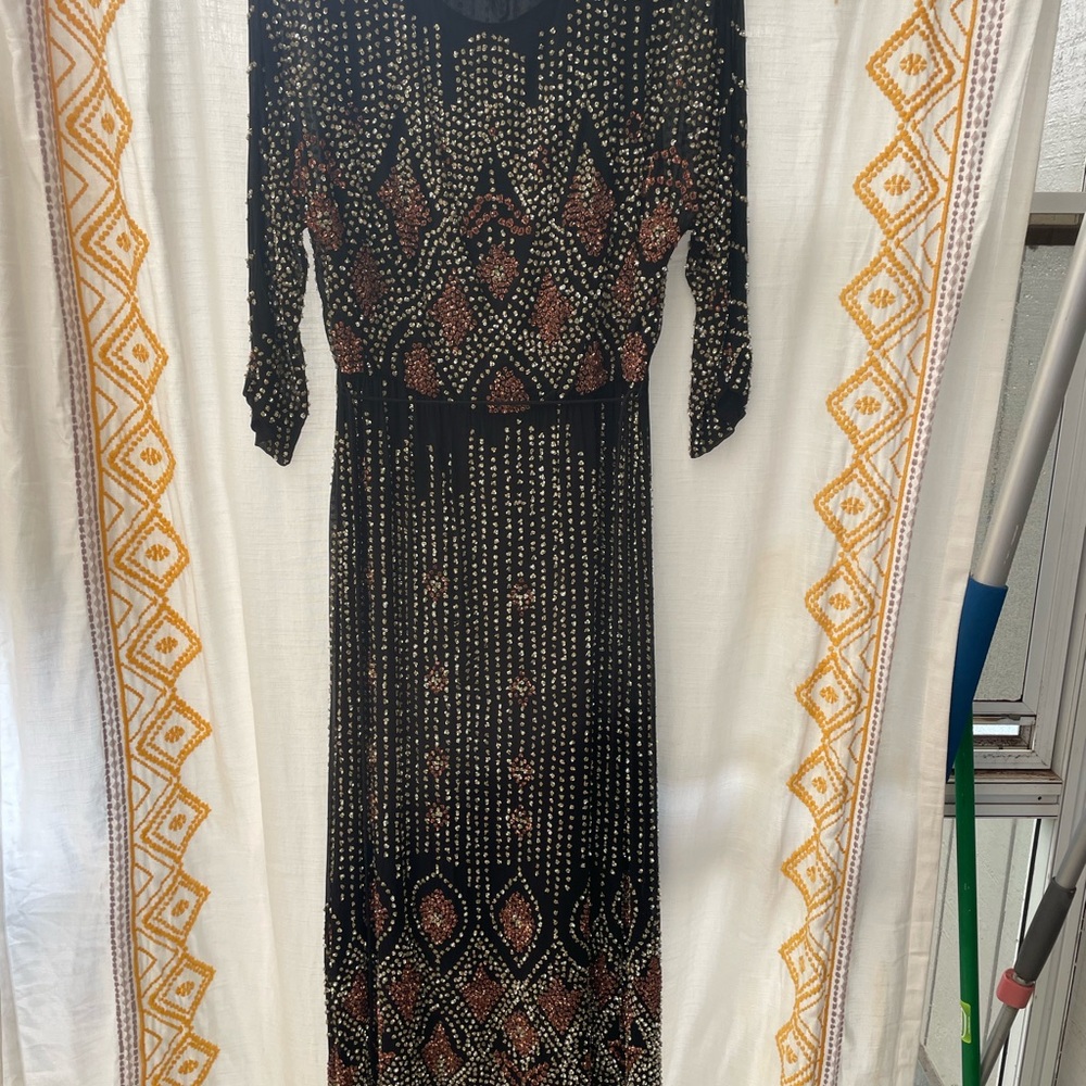 Antik Batik Black Beaded Dress - Picture 4 of 8